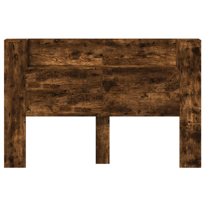 Testata con Mobile e LED Quercia Affumicata Legno multistrato