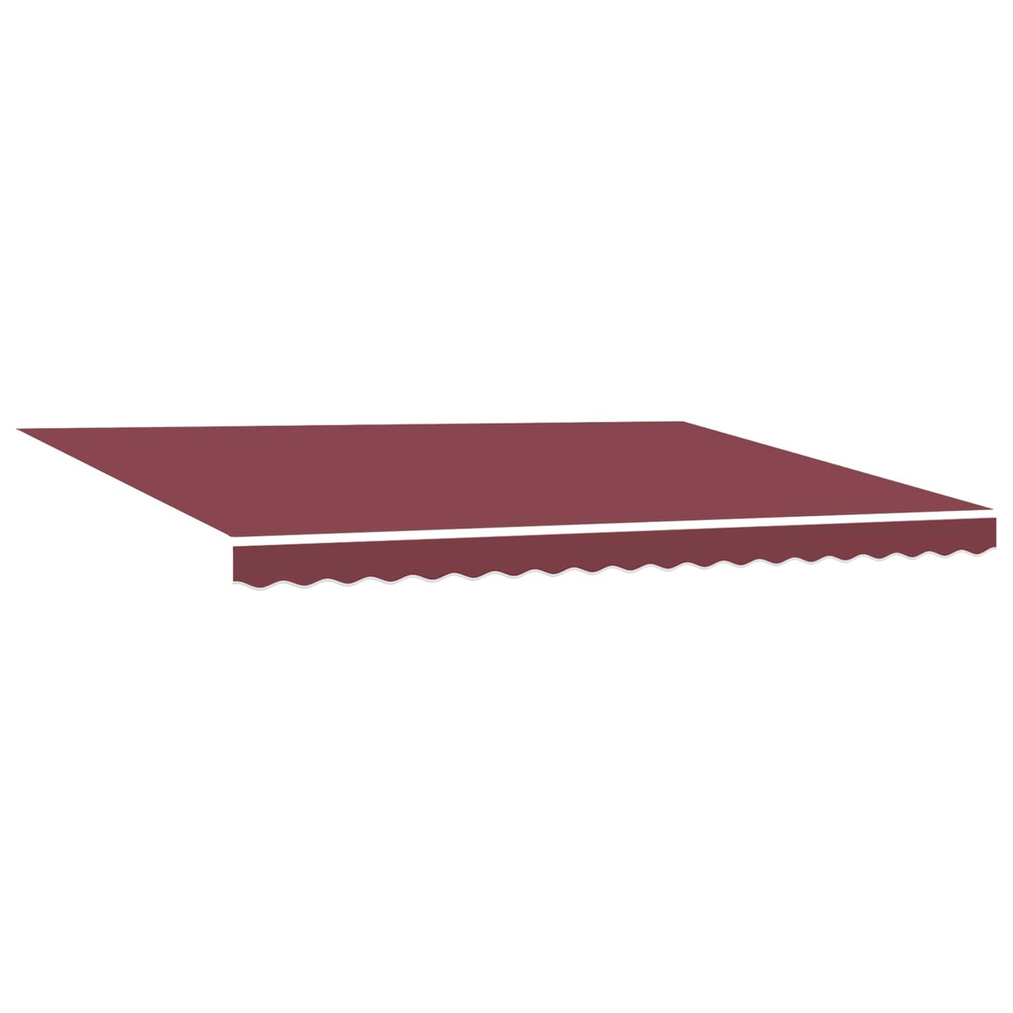 Tenda retrattile manuale con LED Rosso Borgogna 4 Ãƒâ€” 3 m