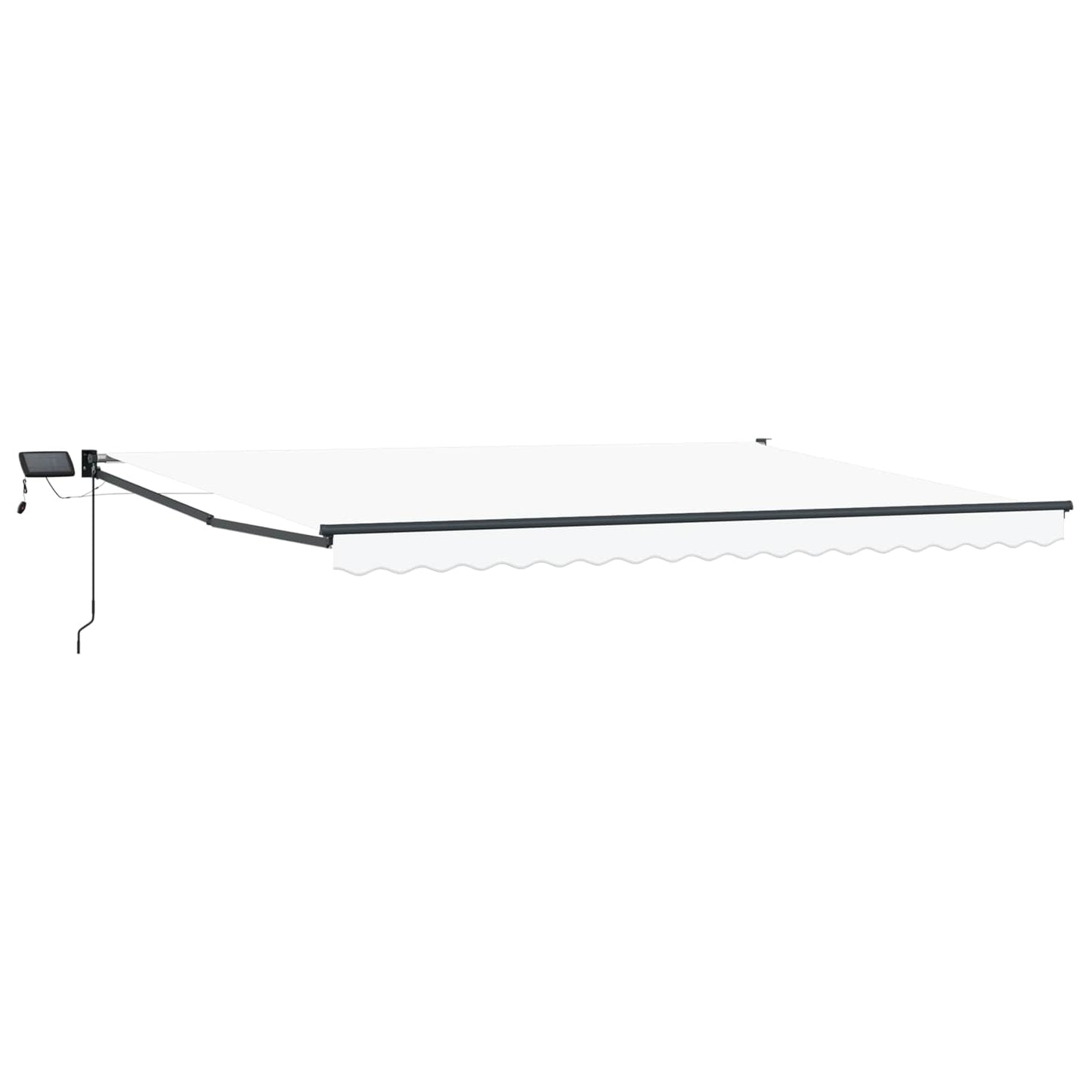 Tenda retrattile manuale con LED Bianco 4 Ã— 3 m