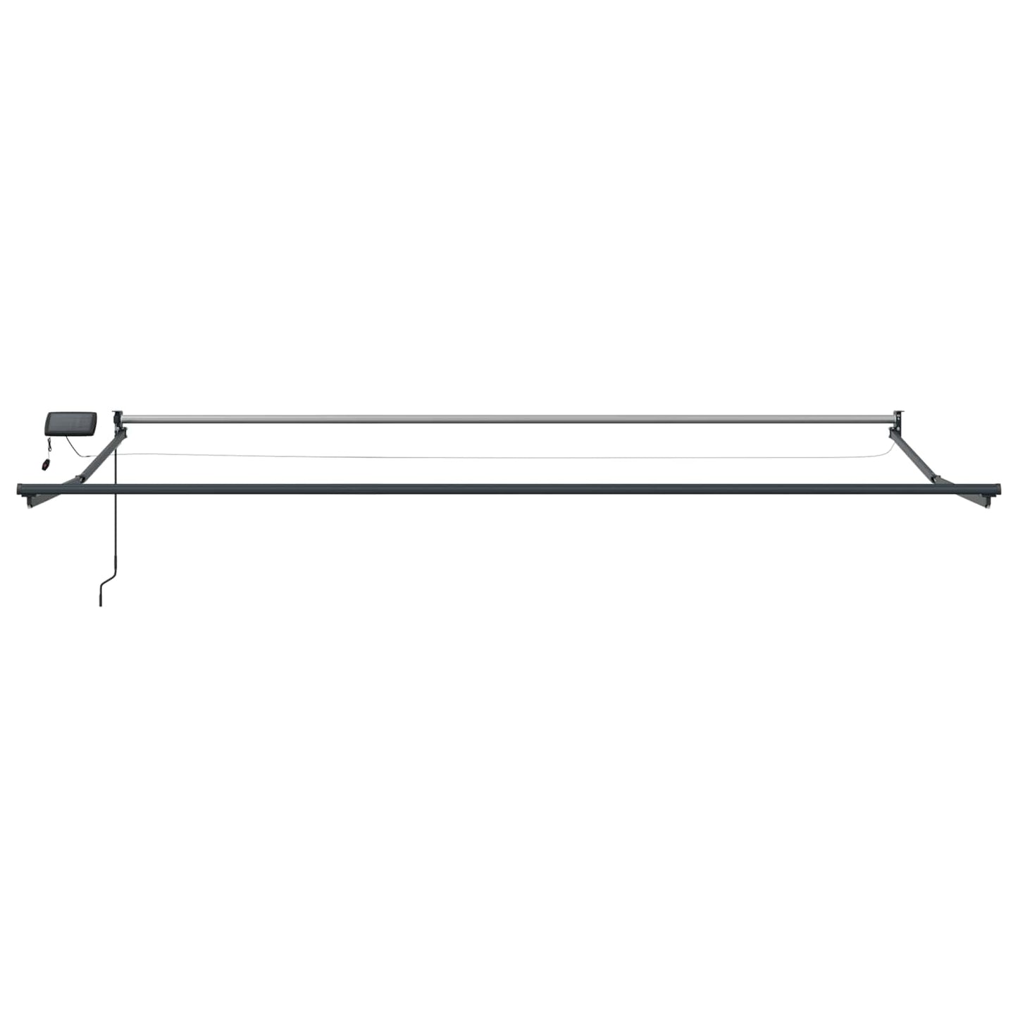 Tenda retrattile manuale con LED Multicolore 5 x 3 m
