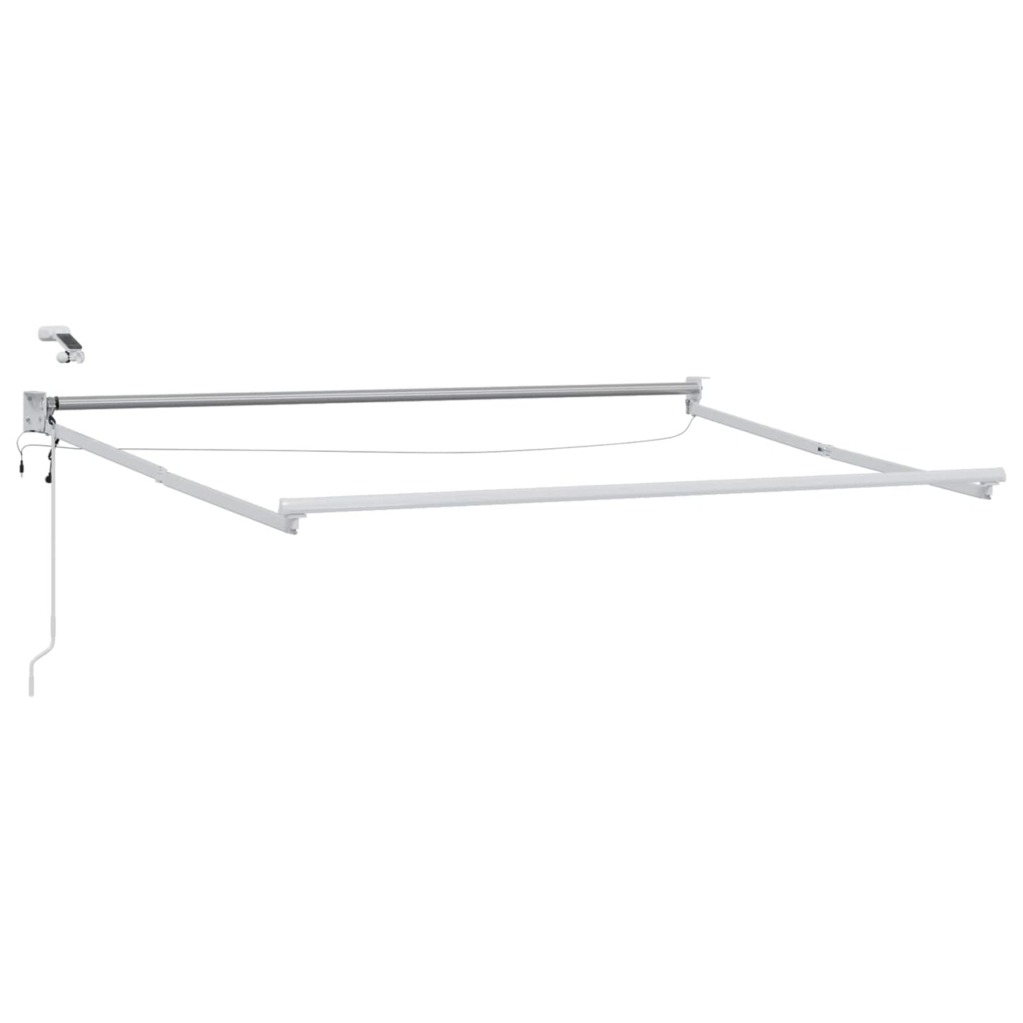 Tettuccio Elettrico Retrattile Giallo e Bianco 3 x 2,5 m