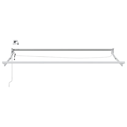 Tettuccio Elettrico Retrattile Arancione e Marrone 3 x 2,5 m