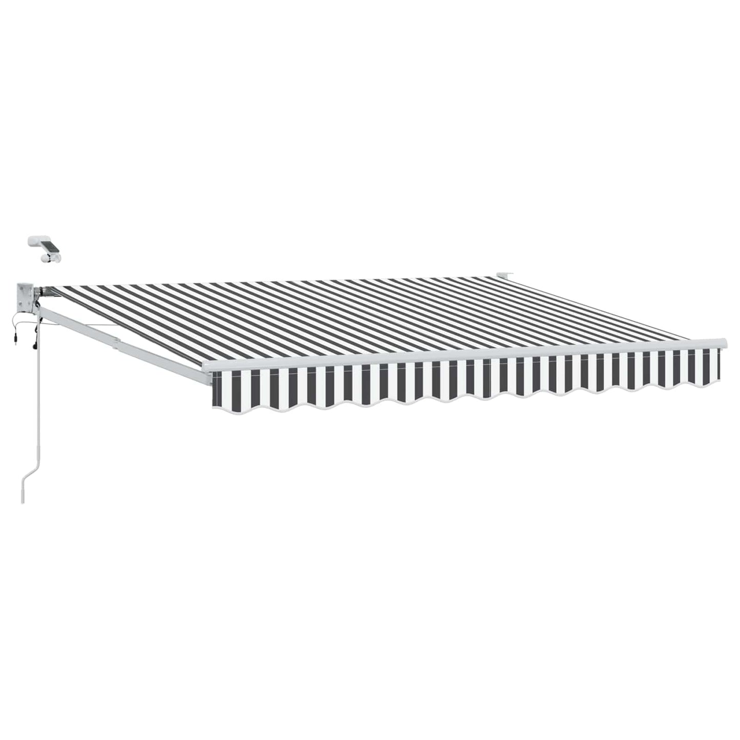 Tettuccio Elettrico Retrattile Antracite e Bianco 3,5 x 2,5 m