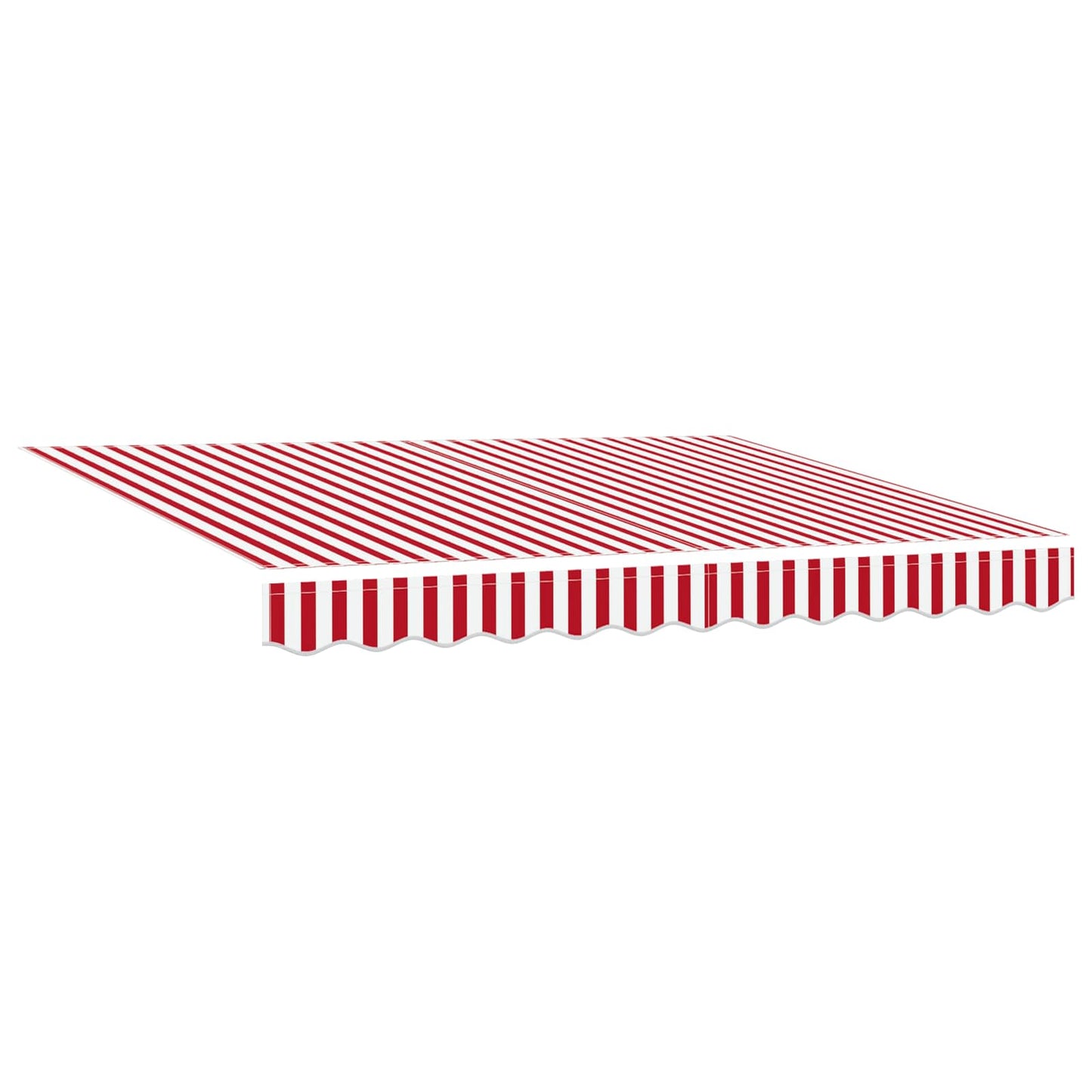 Tettuccio Elettrico Retrattile Rosso e Bianco 3,5 x 2,5 m