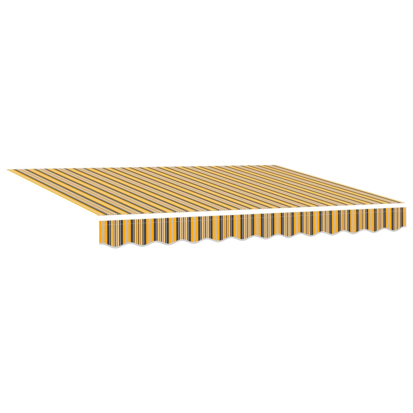 Tettuccio Elettrico Retrattile Giallo e Grigio 3,5 x 2,5 m