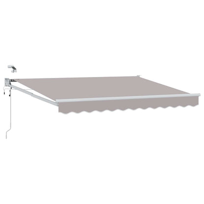 Tettuccio Elettrico Retrattile Grigio chiaro 3,5 x 2,5 m