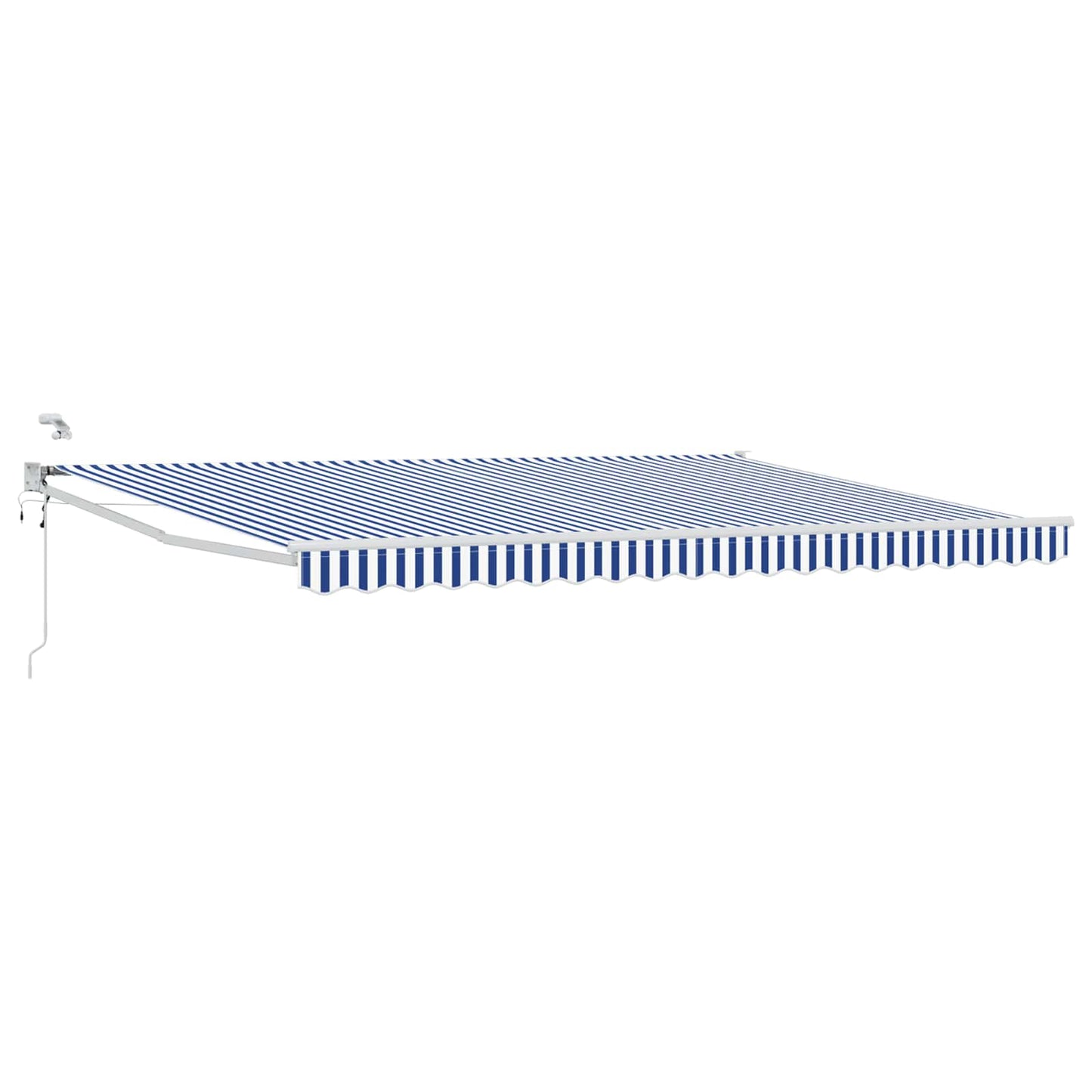Tettuccio Elettrico Retrattile Blu e Bianco 4 Ãƒâ€” 3 m