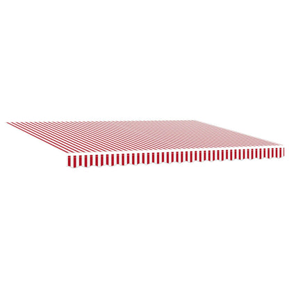 Tettuccio Elettrico Retrattile Rosso e Bianco 4 Ã— 3 m