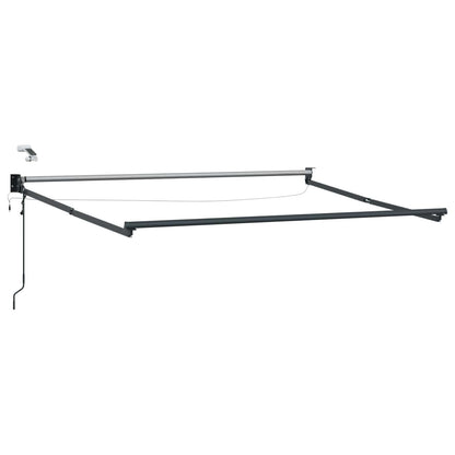 Tettuccio Elettrico Retrattile Arancione e bianco 3,5 x 2,5 m
