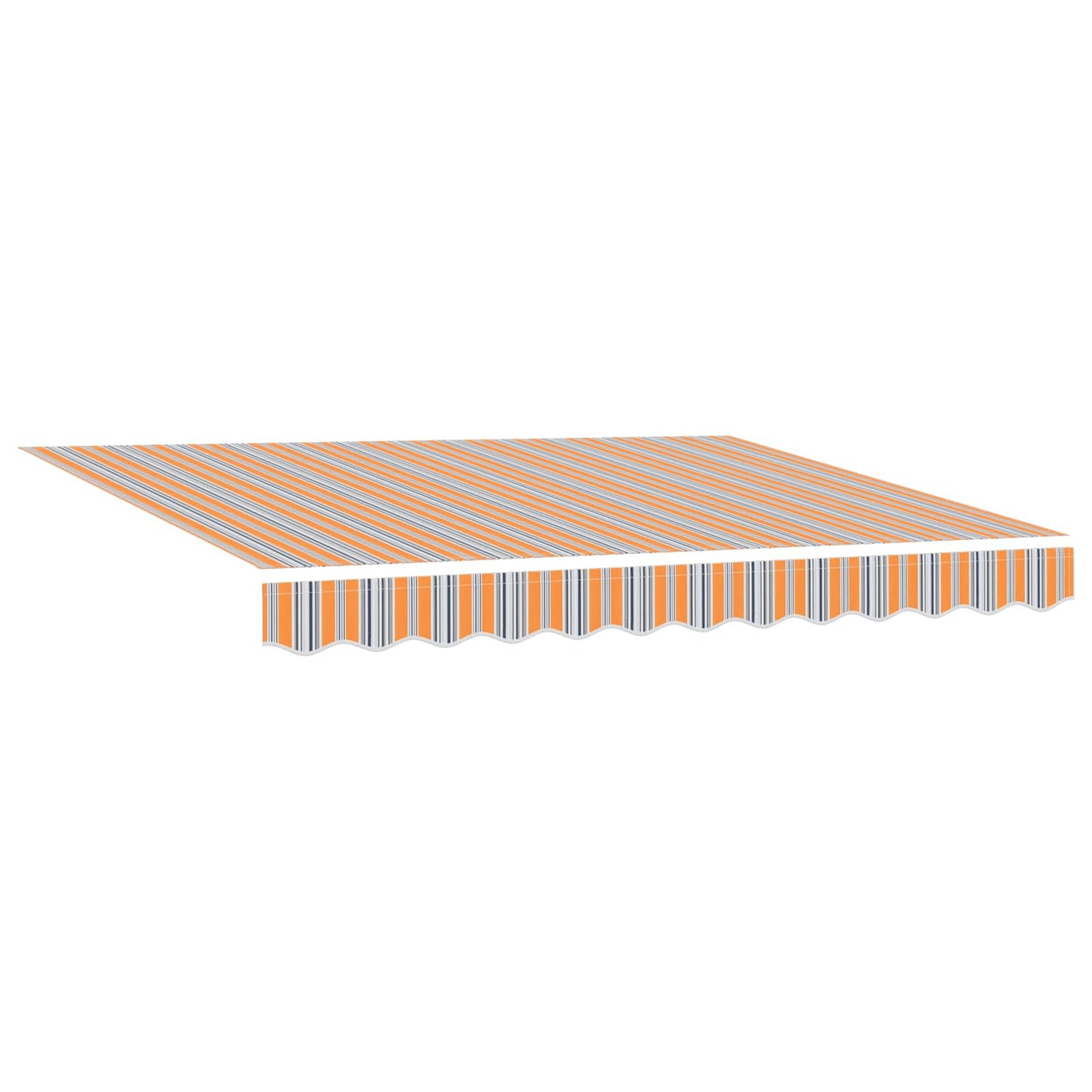Tettuccio Elettrico Retrattile Blu e Arancione 3,5 x 2,5 m