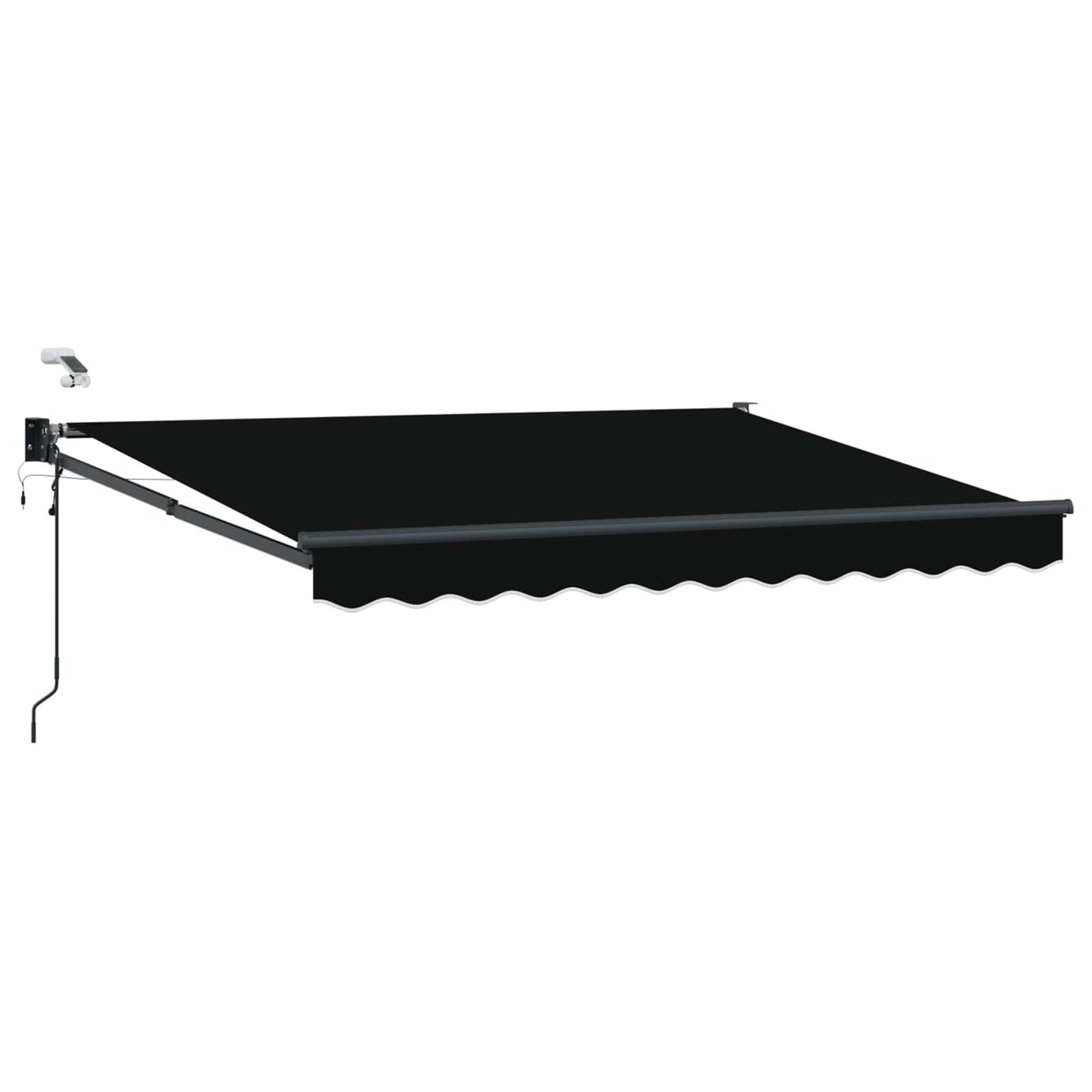 Tettuccio Elettrico Retrattile Nero 3,5 x 2,5 m