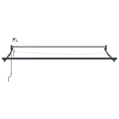 Tettuccio Elettrico Retrattile Nero 3,5 x 2,5 m