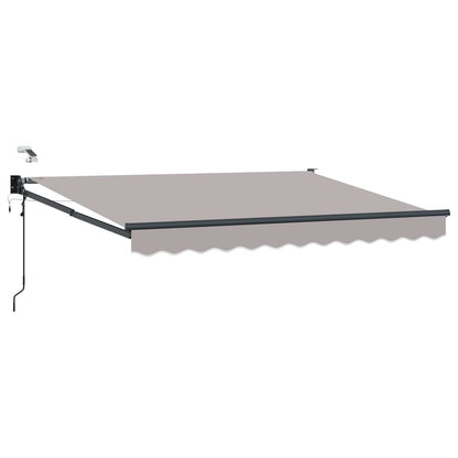 Tettuccio Elettrico Retrattile Grigio chiaro 3,5 x 2,5 m