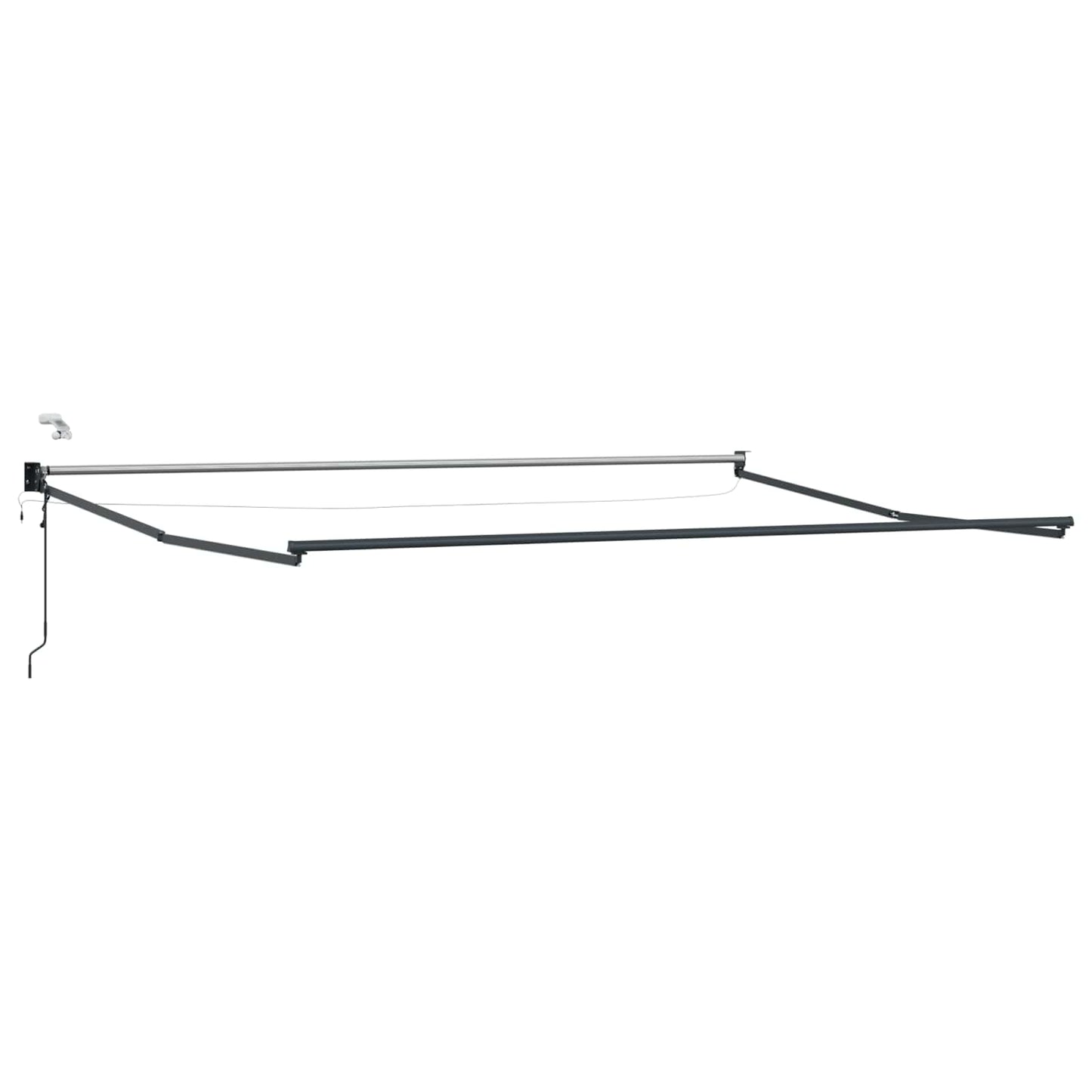 Tettuccio Elettrico Retrattile Nero 4 Ã— 3 m