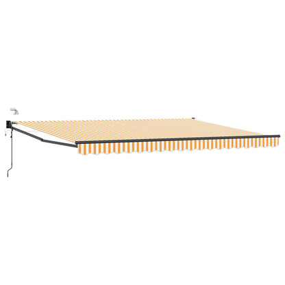 Tettuccio Elettrico Retrattile Arancione e bianco 4,5 Ãƒâ€” 3 m