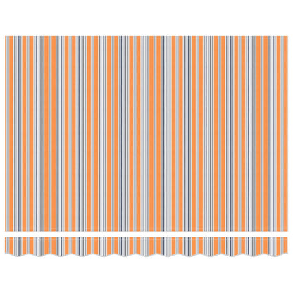 Tettuccio Elettrico Retrattile Blu e Arancione 3,5 x 2 m