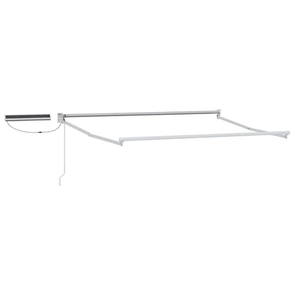 Tettuccio Elettrico Retrattile Antracite e Bianco 3 x 2,5 m