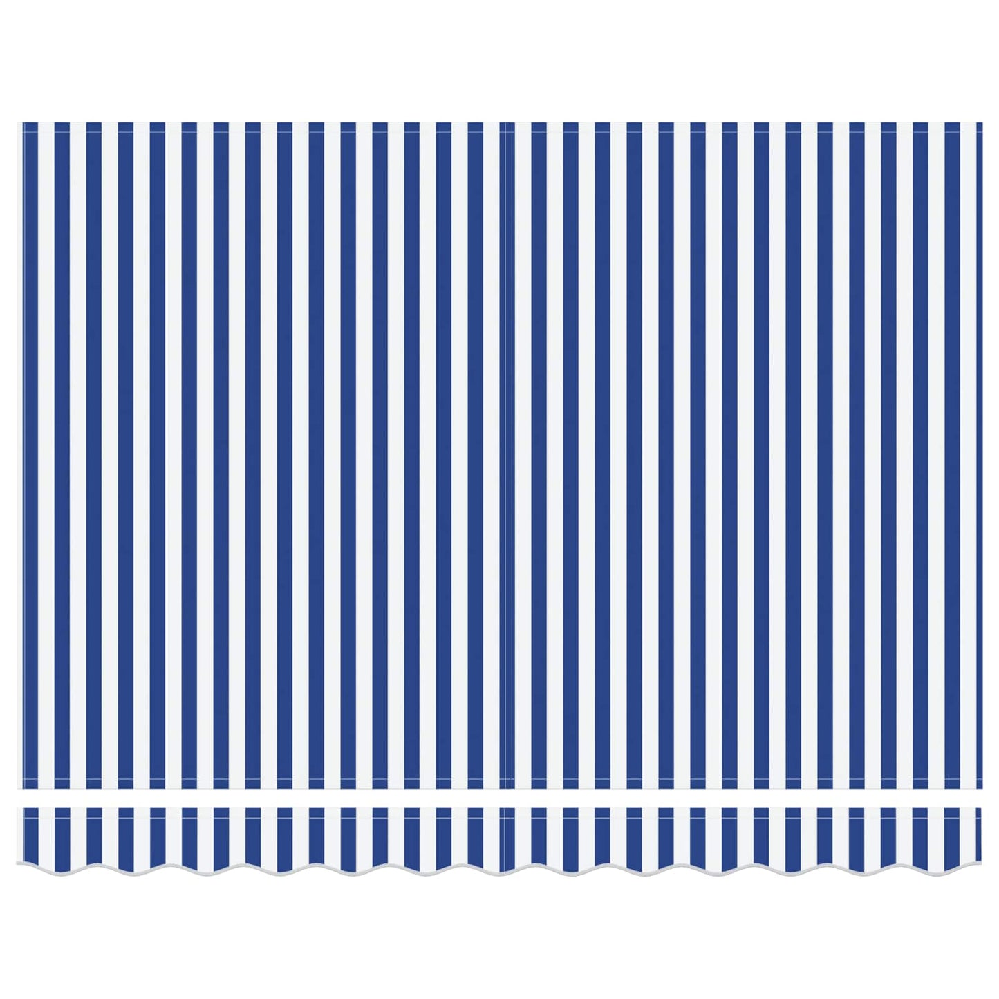Tettuccio Elettrico Retrattile Blu e Bianco 3,5 x 2,5 m