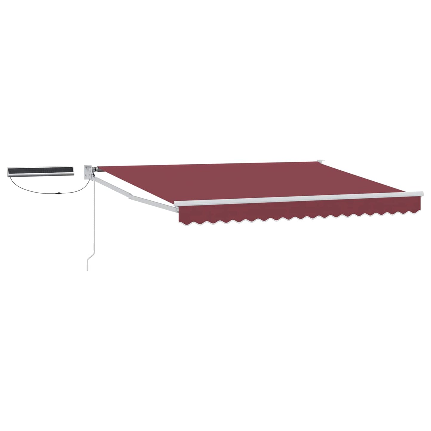 Tettuccio Elettrico Retrattile Rosso Borgogna 3,5 x 2,5 m