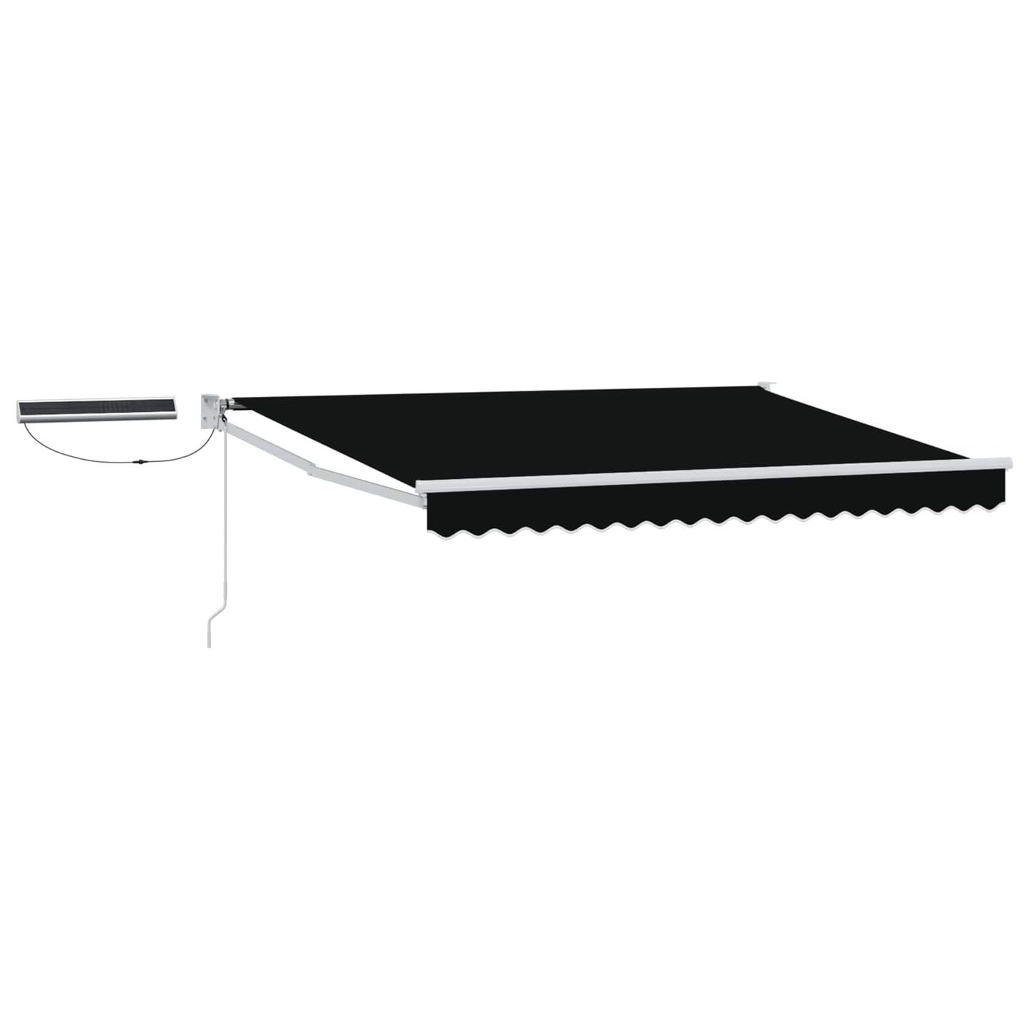 Tettuccio Elettrico Retrattile Nero 3,5 x 2,5 m