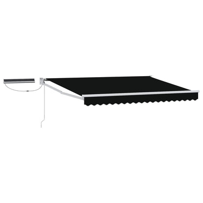 Tettuccio Elettrico Retrattile Nero 3,5 x 2,5 m