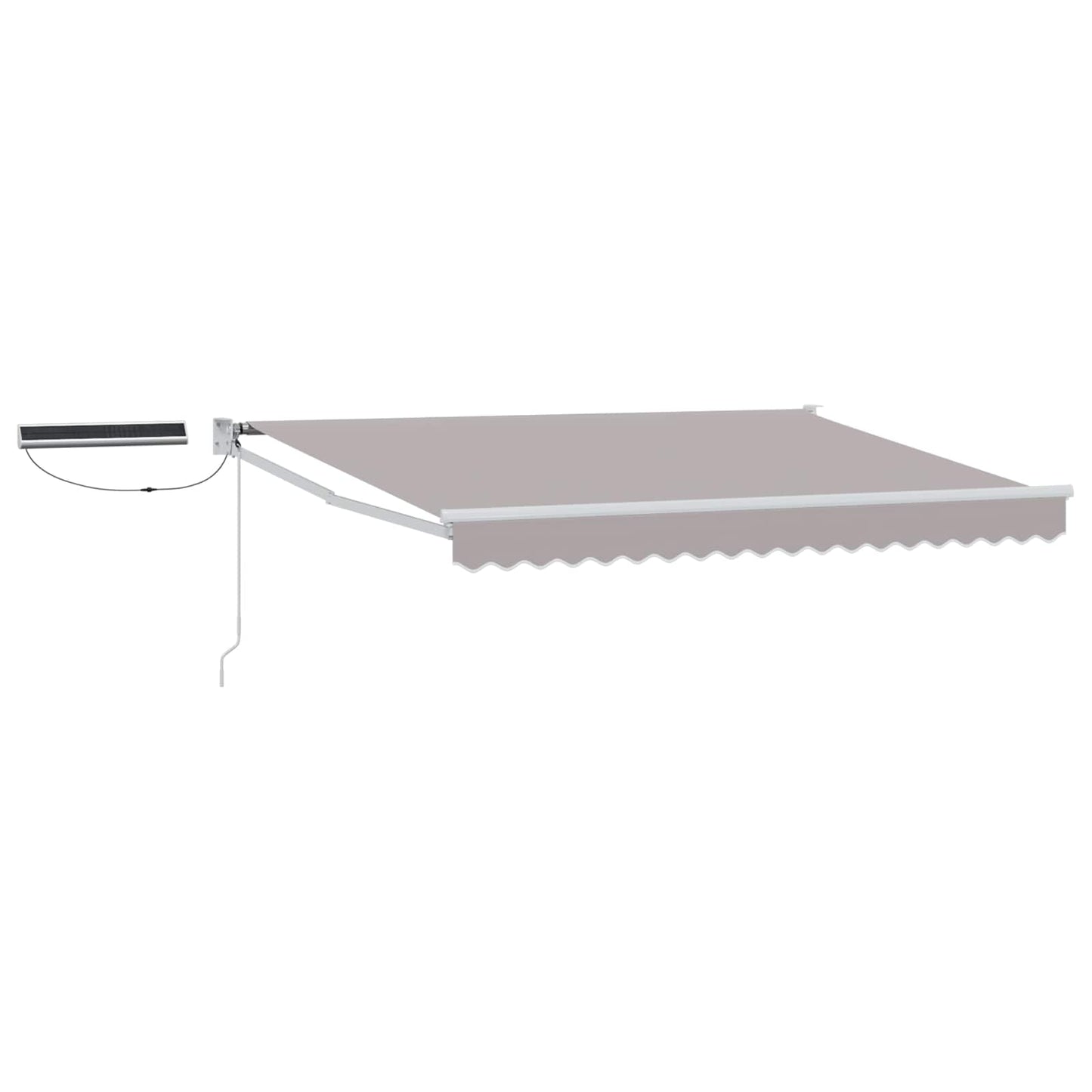 Tettuccio Elettrico Retrattile Grigio chiaro 3,5 x 2,5 m