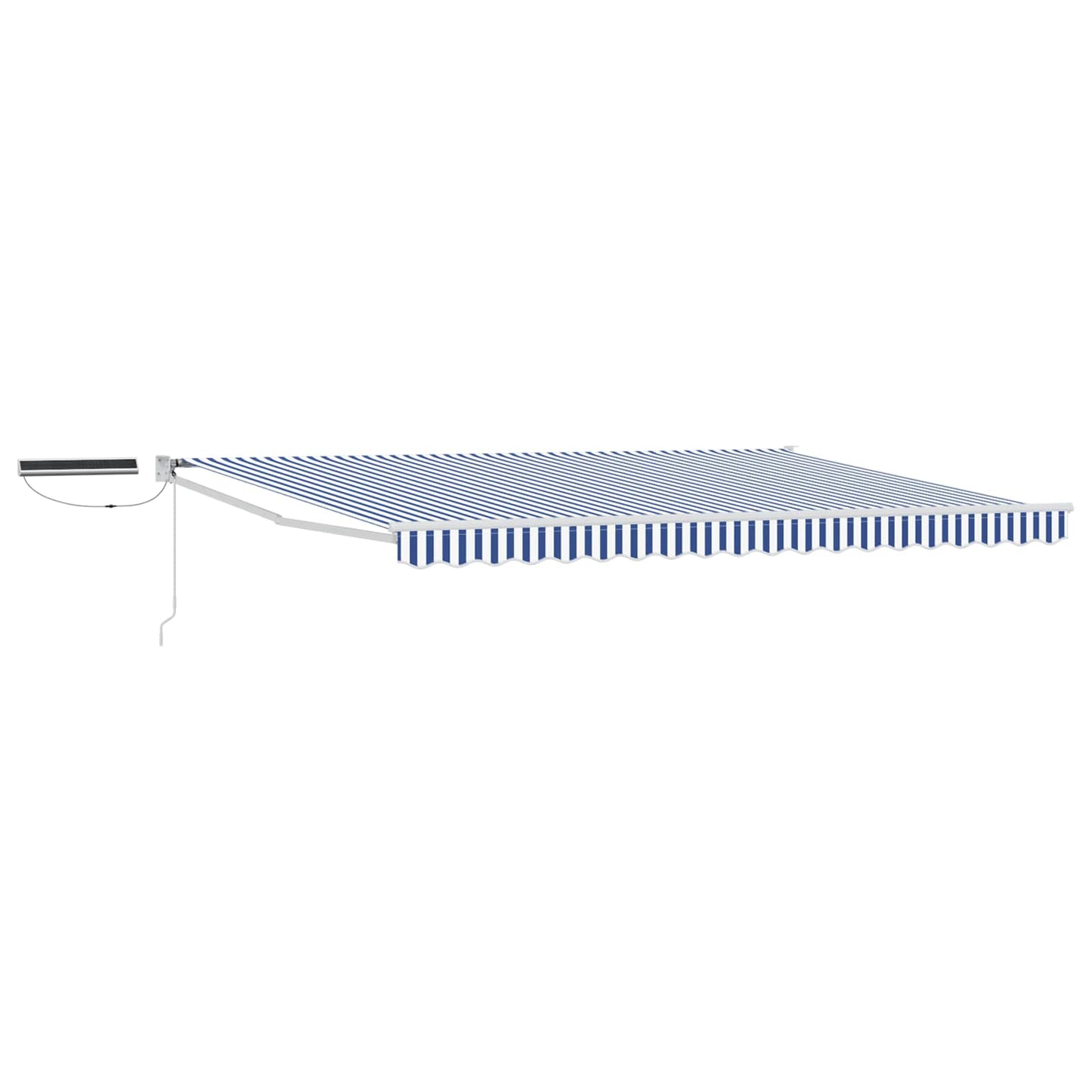 Tettuccio Elettrico Retrattile Blu e Bianco 4 Ãƒâ€” 3 m