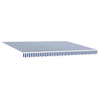 Tettuccio Elettrico Retrattile Blu e Bianco 4 Ãƒâ€” 3 m