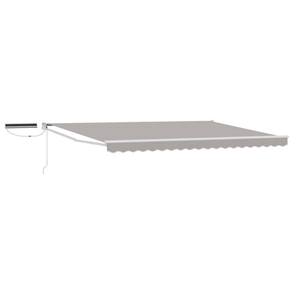 Tettuccio Elettrico Retrattile Grigio chiaro 4 Ã— 3 m