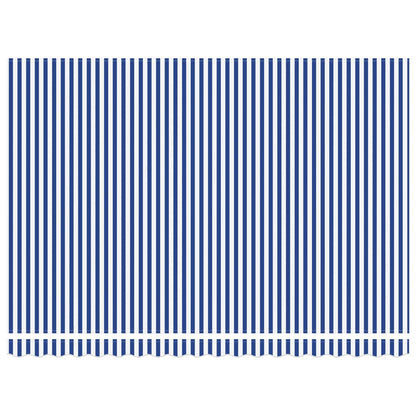 Tettuccio Elettrico Retrattile Blu e Bianco 4,5 Ãƒâ€” 3 m