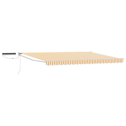 Tettuccio Elettrico Retrattile Arancione e bianco 4,5 Ãƒâ€” 3 m