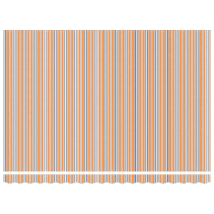 Tettuccio Elettrico Retrattile Blu e Arancione 4,5 Ã— 3 m