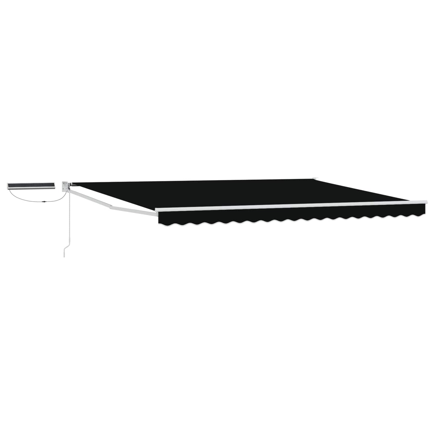 Tettuccio Elettrico Retrattile Nero 4,5 × 3 m