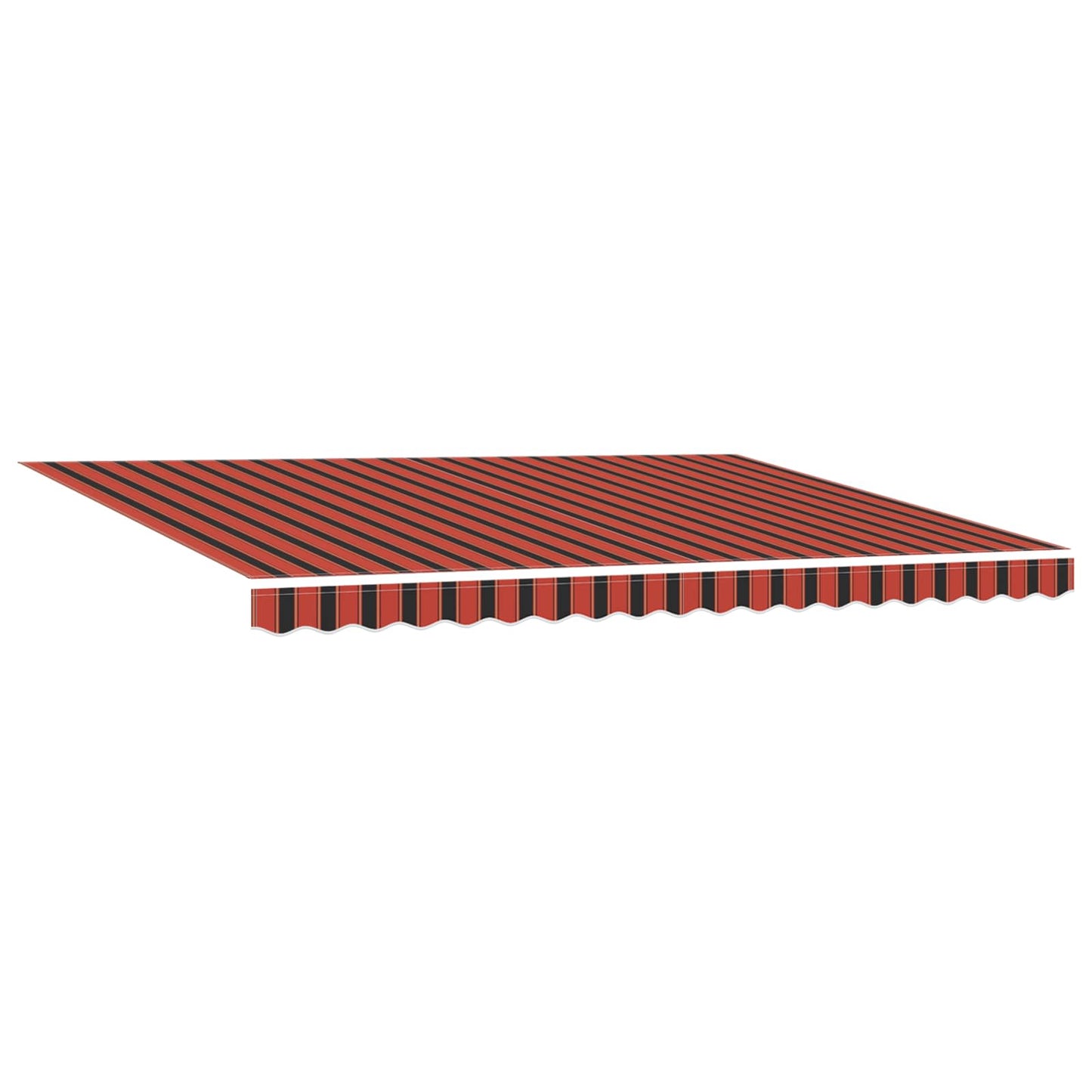 Tettuccio Elettrico Retrattile Arancione e Marrone 5 x 3 m