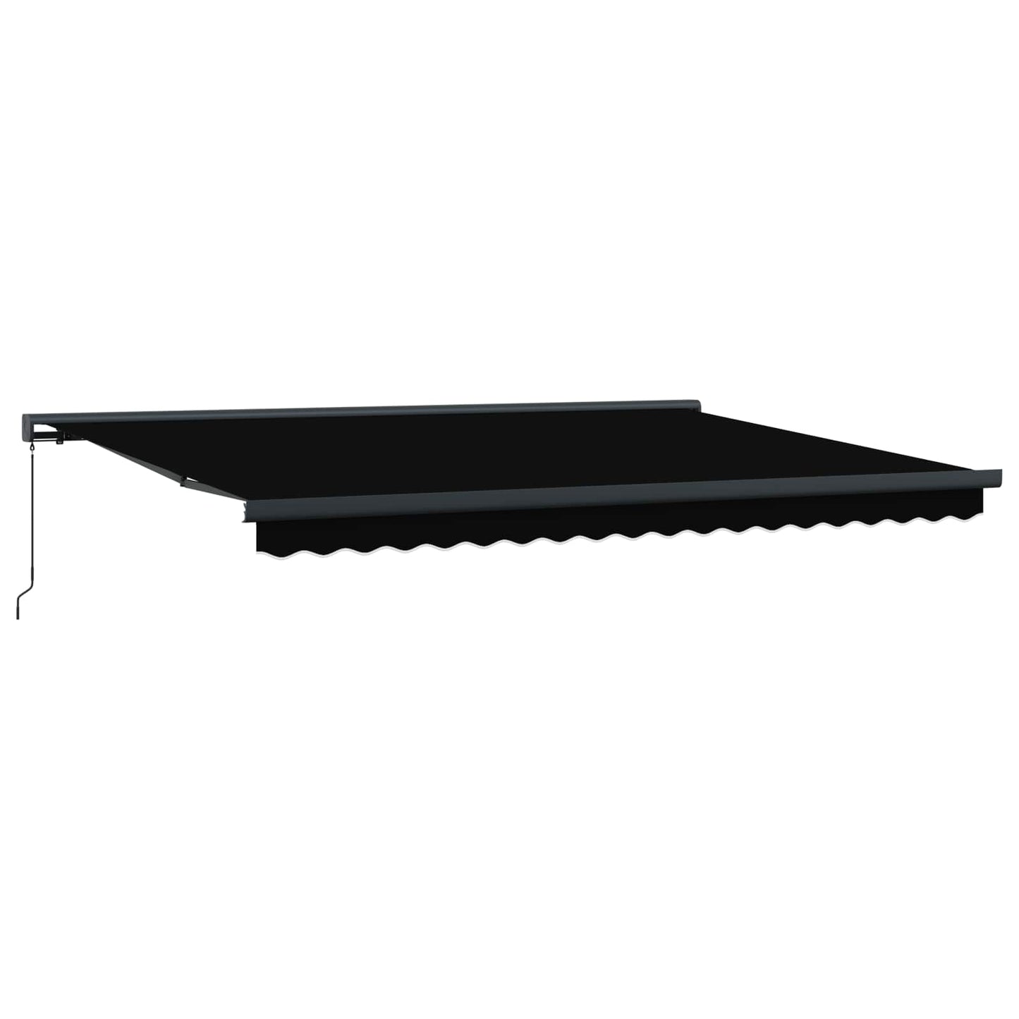 Tenda Retrattile Nero 4 Ãƒâ€” 3 m Tela e Alluminio
