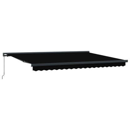 Tenda Retrattile Nero 4 Ãƒâ€” 3 m Tela e Alluminio