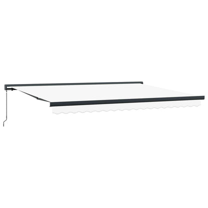 Tenda Retrattile Bianco 4 Ãƒâ€” 3 m Tela e Alluminio