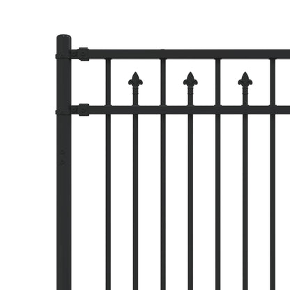 Recinzione a picchetto Baarlo Nero 200 x 130 cm
