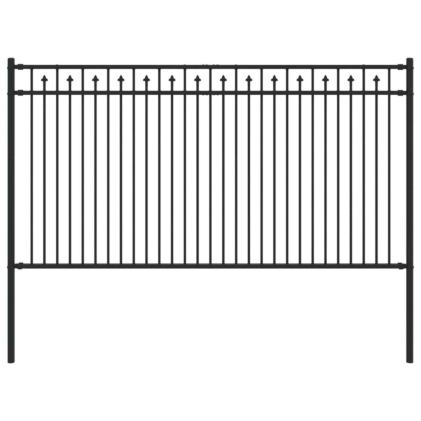 Recinzione a picchetto Baarlo Nero 200 x 150 cm