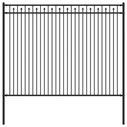 Recinzione a picchetto Baarlo Nero 200 x 200 cm