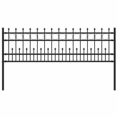 Recinzione a anello con picchetti Horst Nero 200 x 130 cm