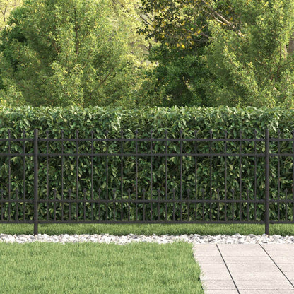 Recinzione a anello con picchetti Horst Nero 200 x 130 cm