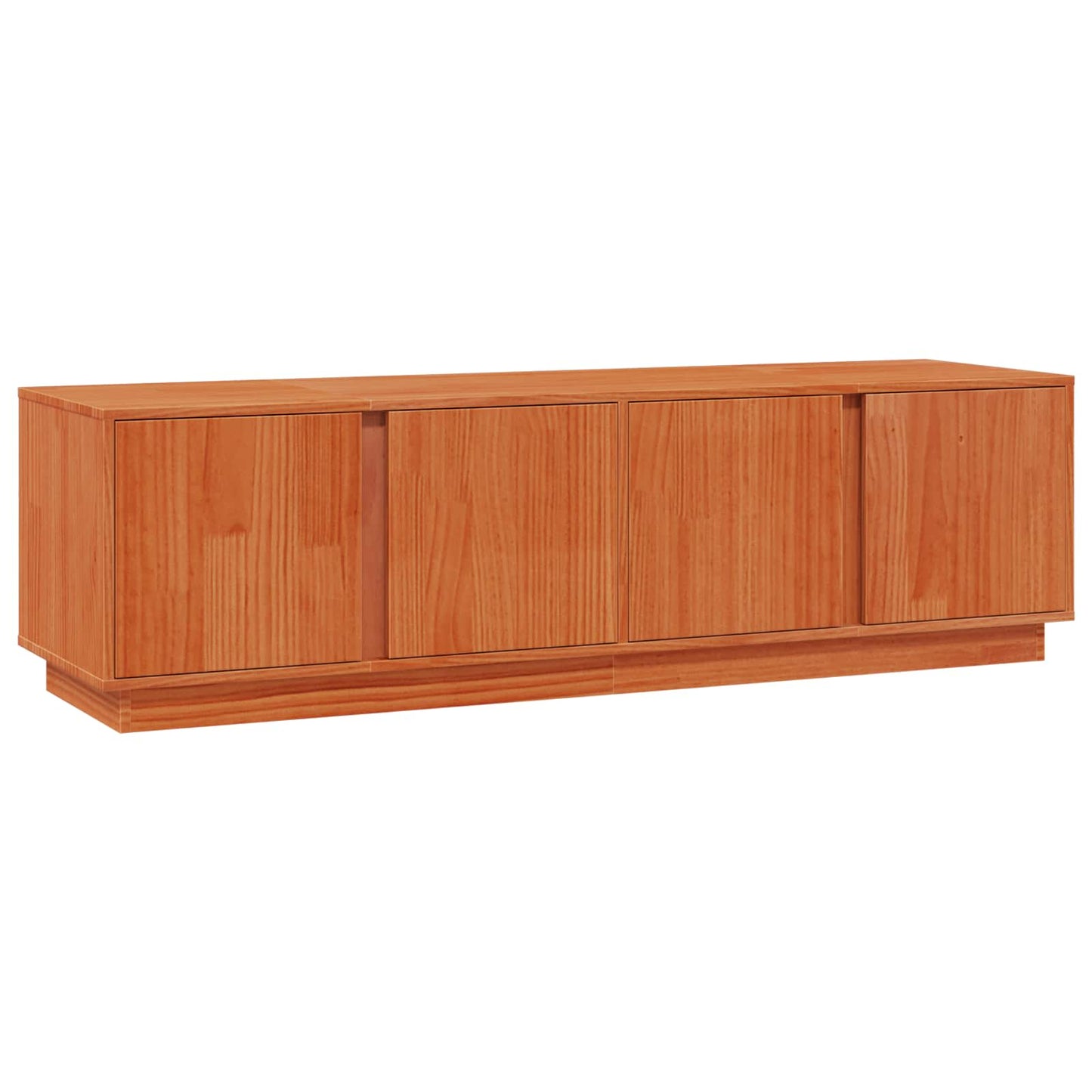Mobile TV Marrone Cera 140 x 40 x 40 cm Legno di pino massiccio