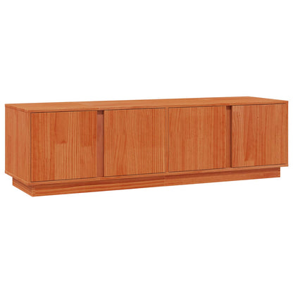Mobile TV Marrone Cera 140 x 40 x 40 cm Legno di pino massiccio