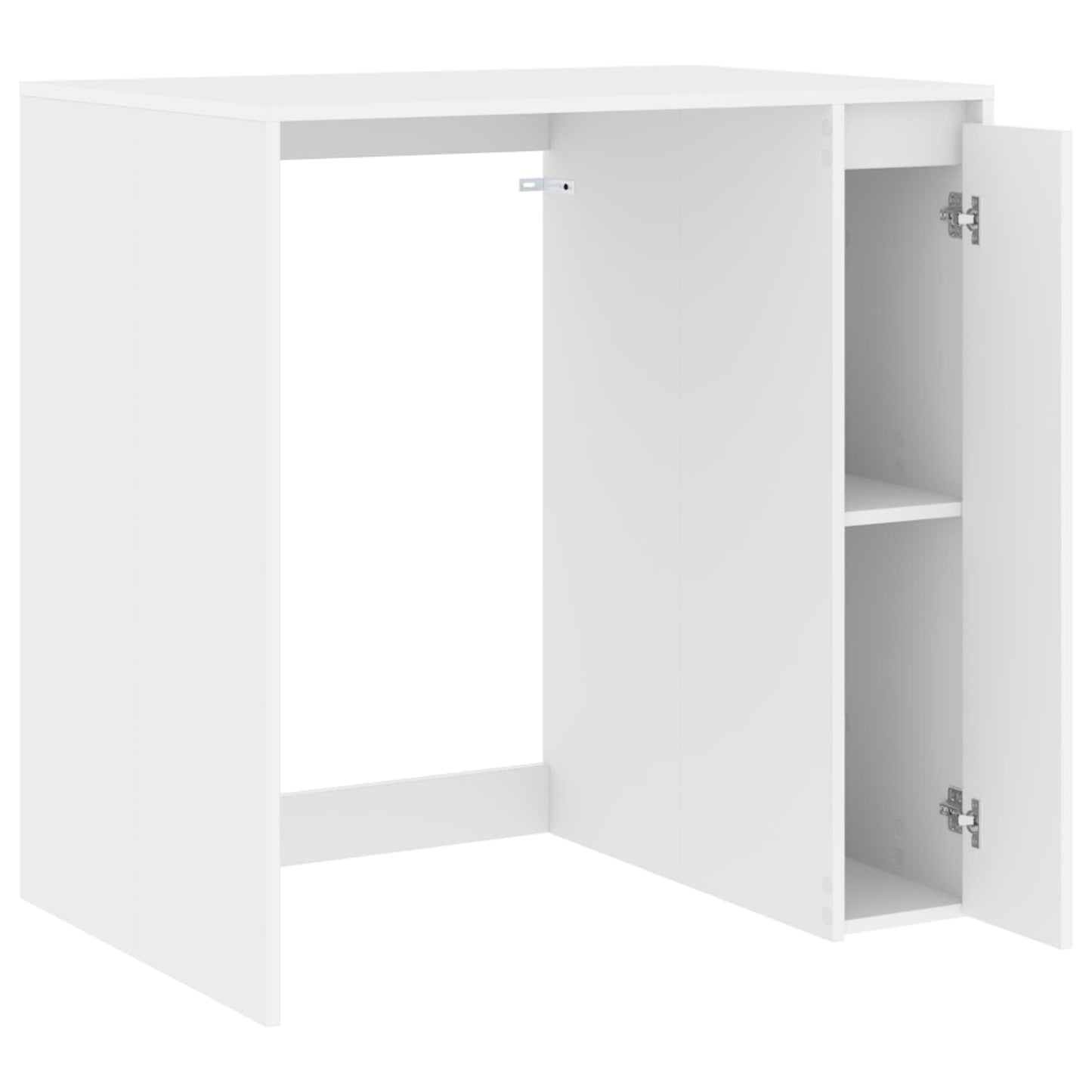 Mobiletto per lavatrice con porta Bianco 87 x 60 x 89 cm