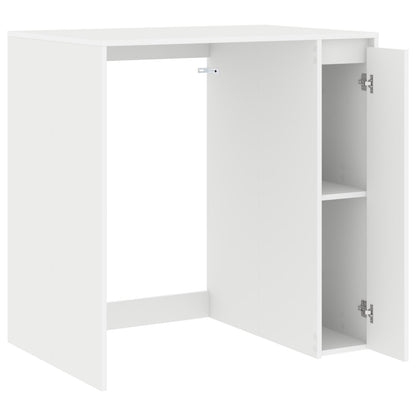 Mobiletto per lavatrice con porta Bianco 87 x 60 x 89 cm