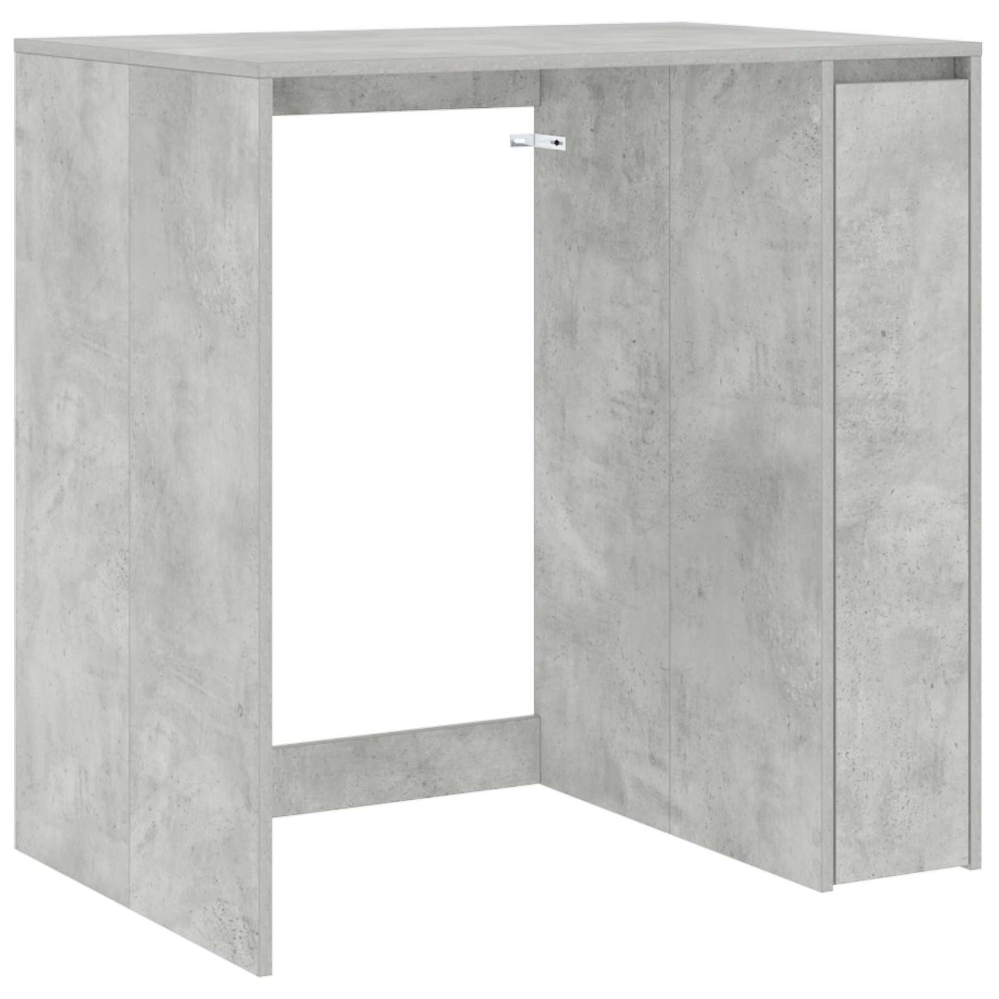Mobiletto per lavatrice con porta Calcestruzzo 87 x 60 x 89 cm