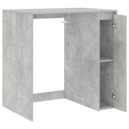 Mobiletto per lavatrice con porta Calcestruzzo 87 x 60 x 89 cm