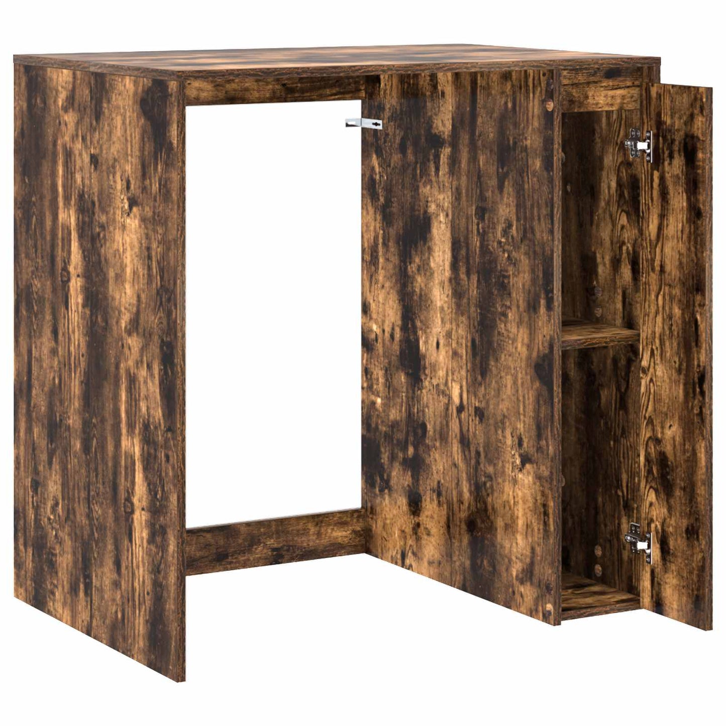 Mobiletto per lavatrice con porta Rovere fumÃƒÂ© 87 x 60 x 89 cm