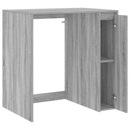 Mobiletto per lavatrice con porta Grigio Sonoma 87 x 60 x 89 cm